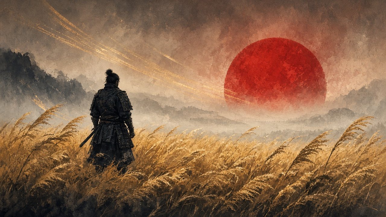 Jin Sakai in de leidende wind