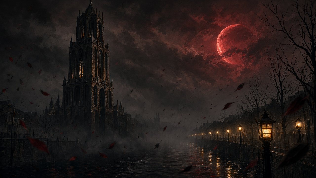 Utrecht in de schemering
